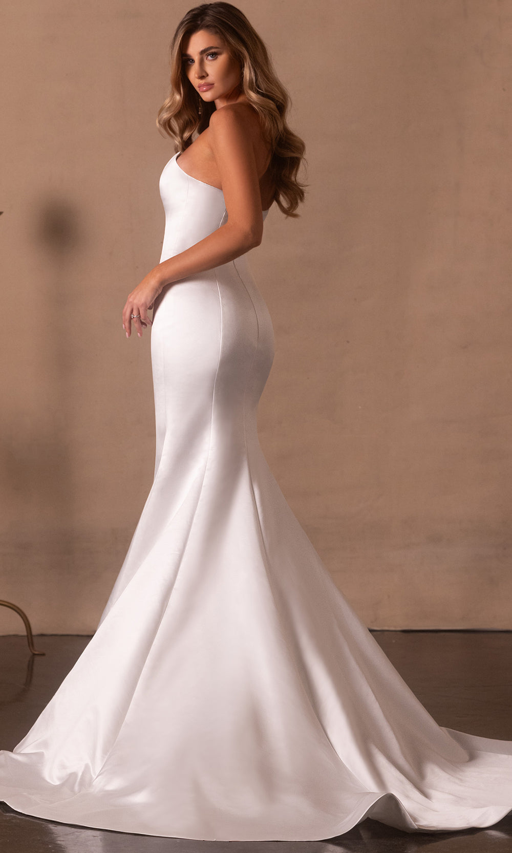 Rachel Allan RB5104 - Sweetheart Satin Bridal Gown with Overskirt Bridal Dresses