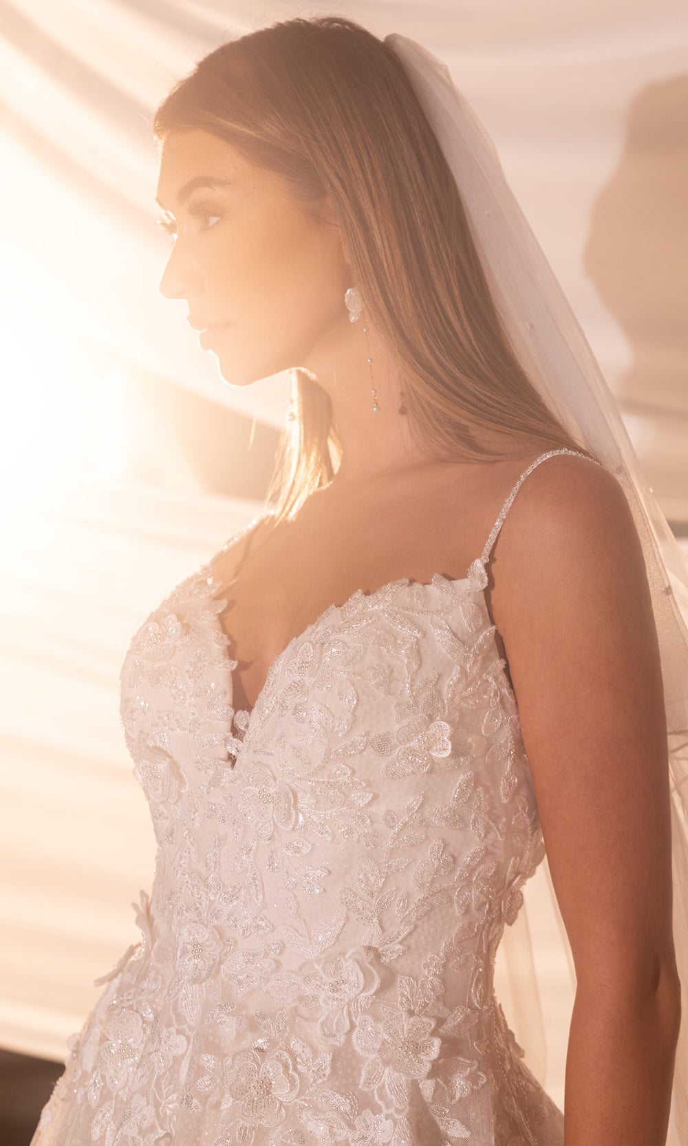 Rachel Allan RB5107 - Embroidered Sparkle Bridal Gown Wedding Dresses