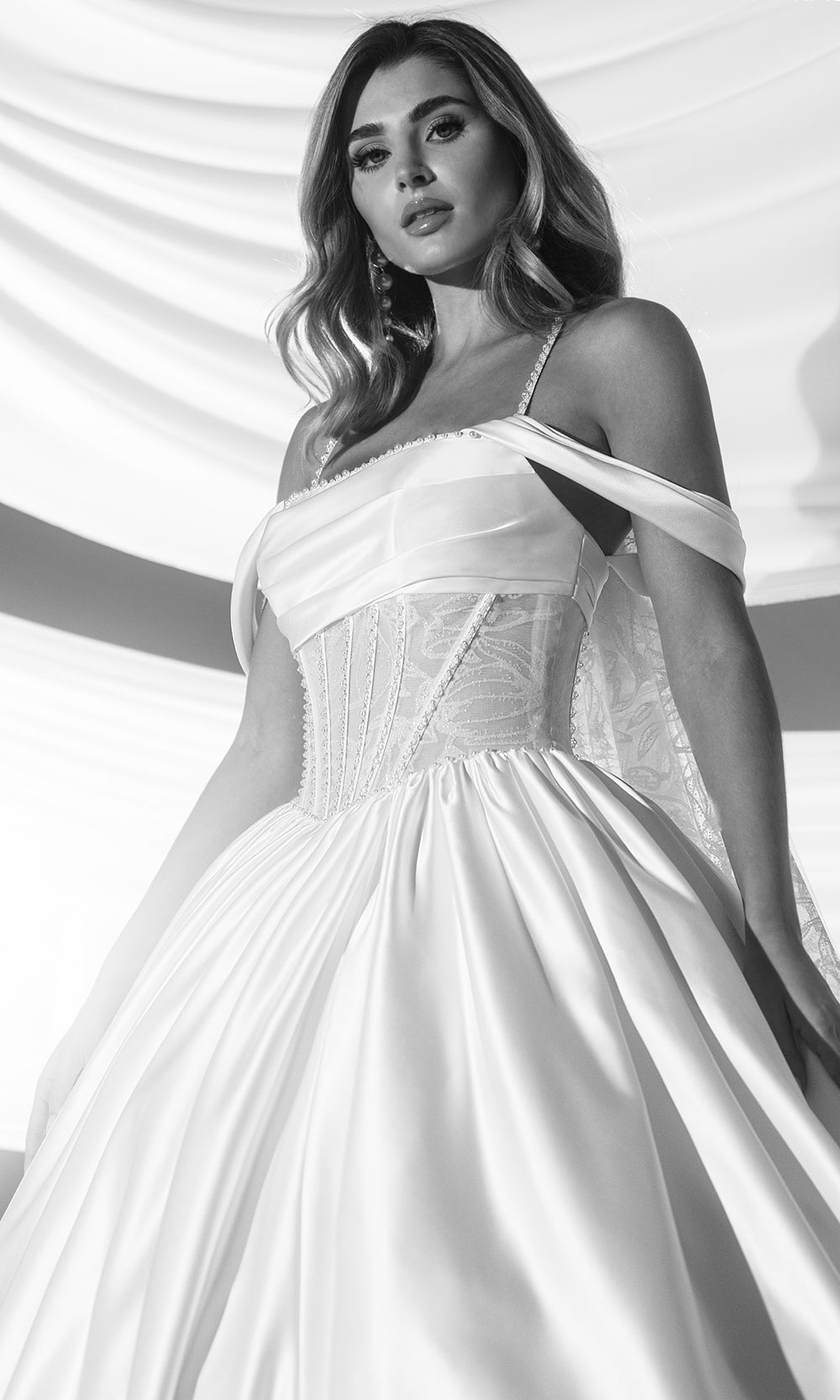 Rachel Allan RB6179 - Scoop Neckline Illusion Corset Ballgown Wedding Dresses