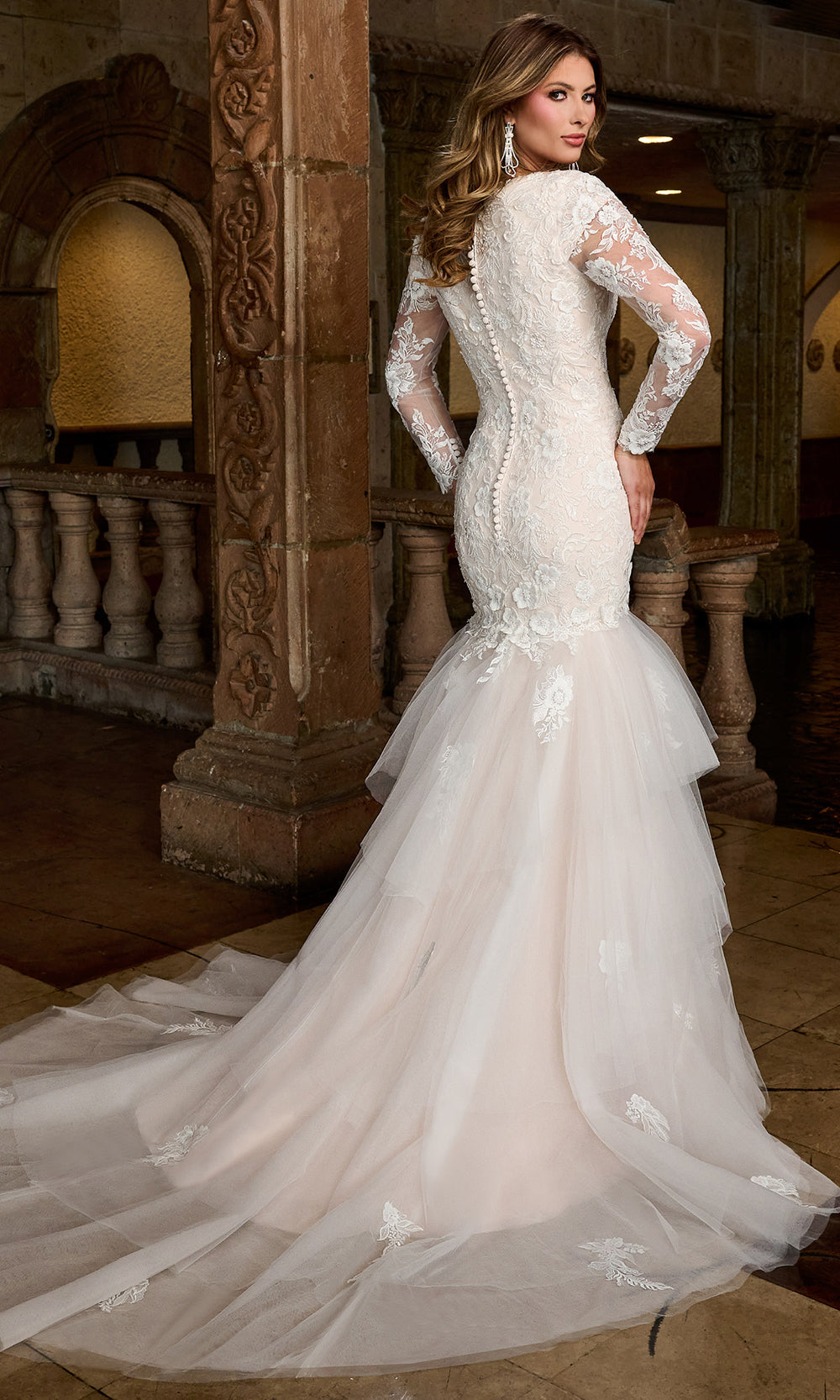 Rachel Allan RB7005 - Square Neck Bridal Mermaid Dress Bridal Dresses