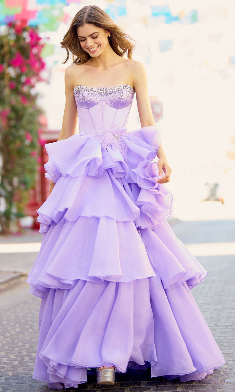 Sherri Hill 55957 - Brooch Gown