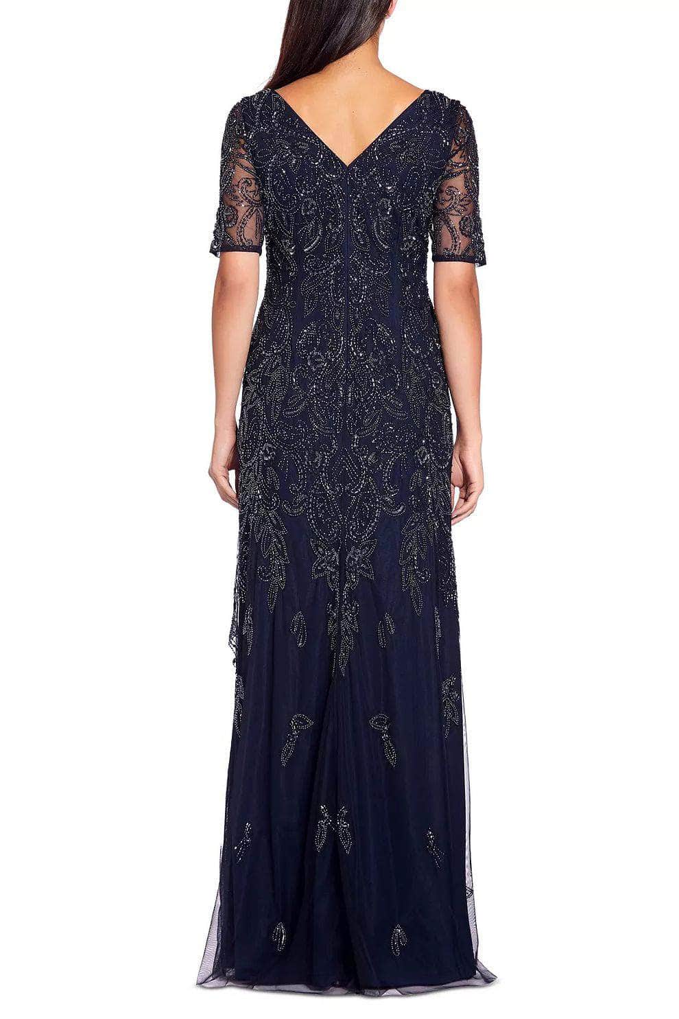 Adrianna Papell AP1E206462 P - Embellished Sheath Evening Dress