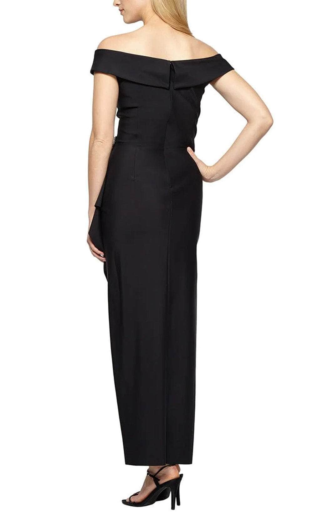 Alex Evenings 134164 - Off Shoulder Column Formal Dress Evening Dresses