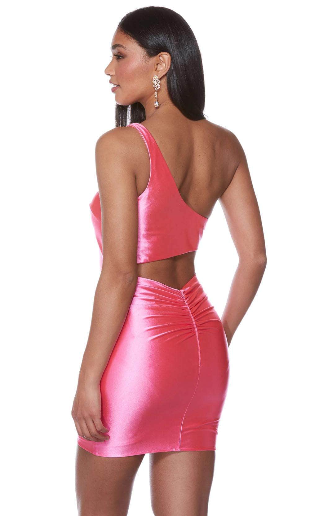 Alyce Paris 4705 - Short Satin Homecoming Dress Special Occasion Dress