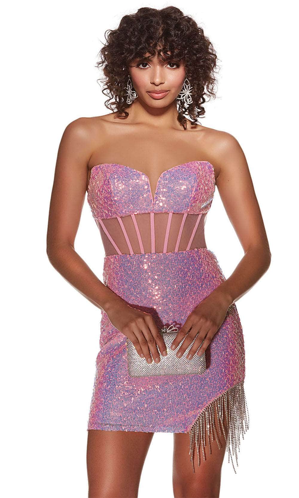 Alyce Paris 4811 - Sequin Strapless Cocktail Dress Alyce Paris 4811 - Sequin Strapless Cocktail Dress