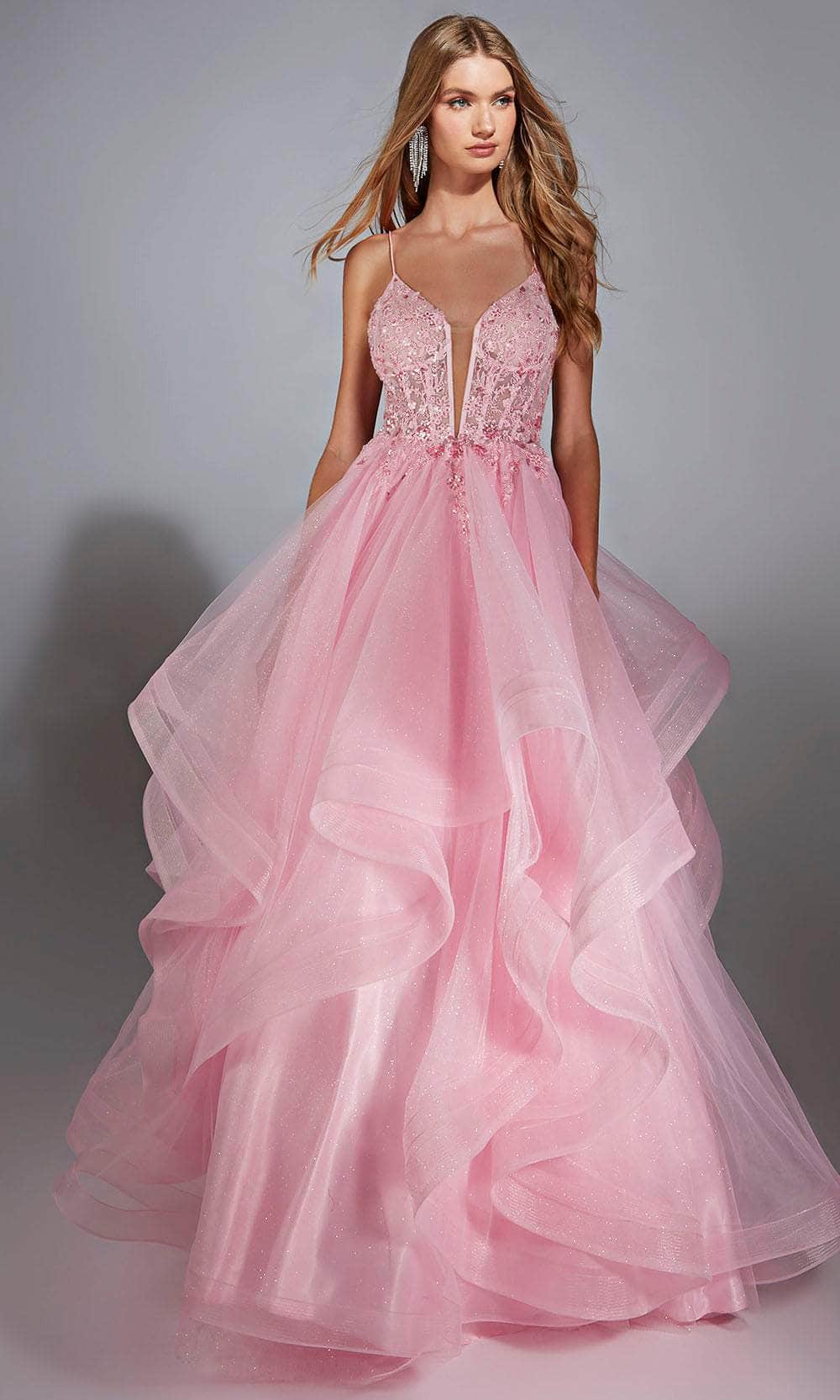 white christmas dresses Formal Dress: 61740. Long, Halter Neckline, A Lin