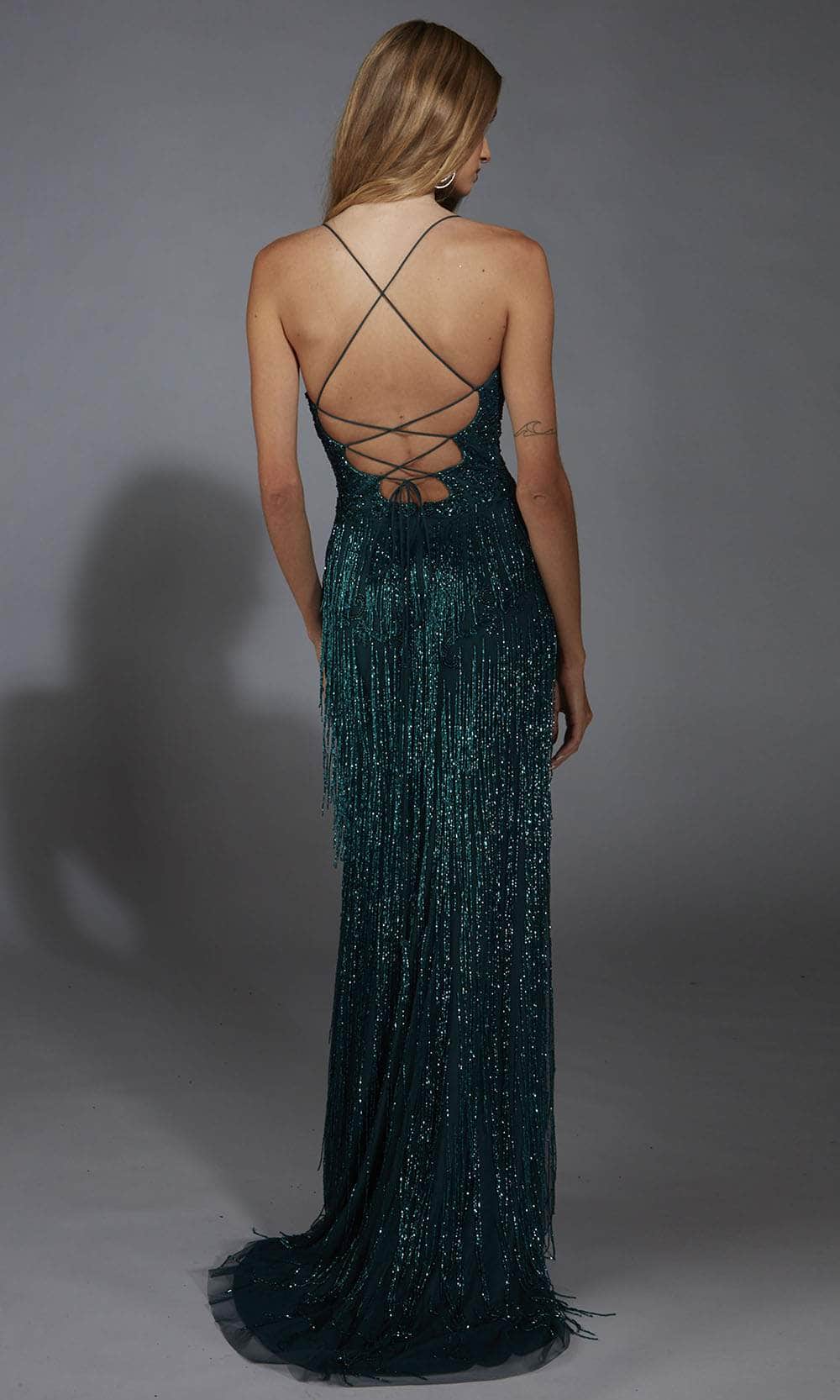 Alyce Paris 61788 - Dazzling Beaded Fringe Gown Prom Dresses
