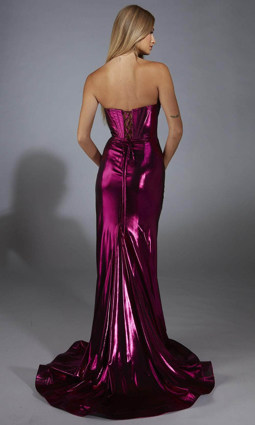 Alyce Paris 61798 - Ruched Sheath Strapless Gown Prom Dresses
