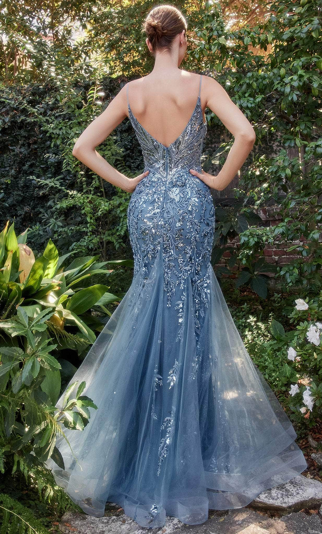 Andrea and Leo A1118 - Applique Mermaid Prom Gown Prom Dresses