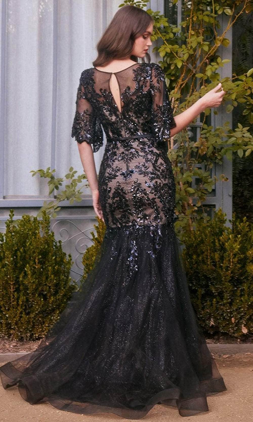 Andrea and Leo A1377 - Jewel Neck Mermaid Evening Gown Mother of the Bride Dresses