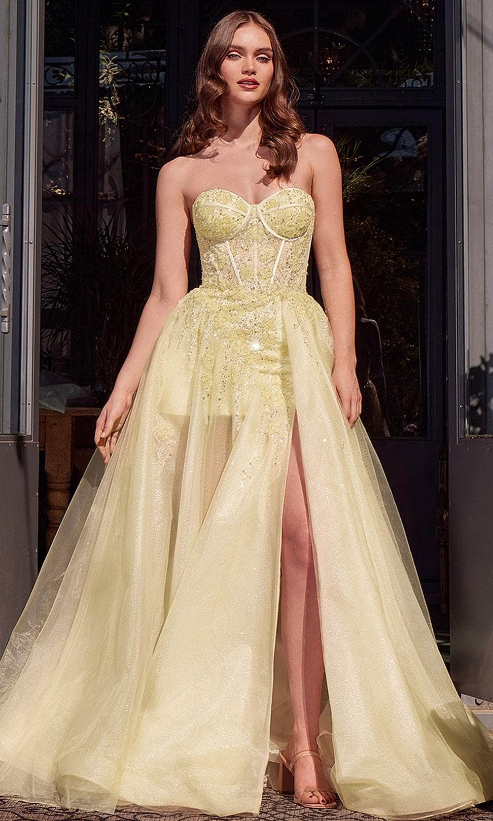 Andrea and Leo A1381 - Strapless Embellished Corset Ballgown Ball Gowns