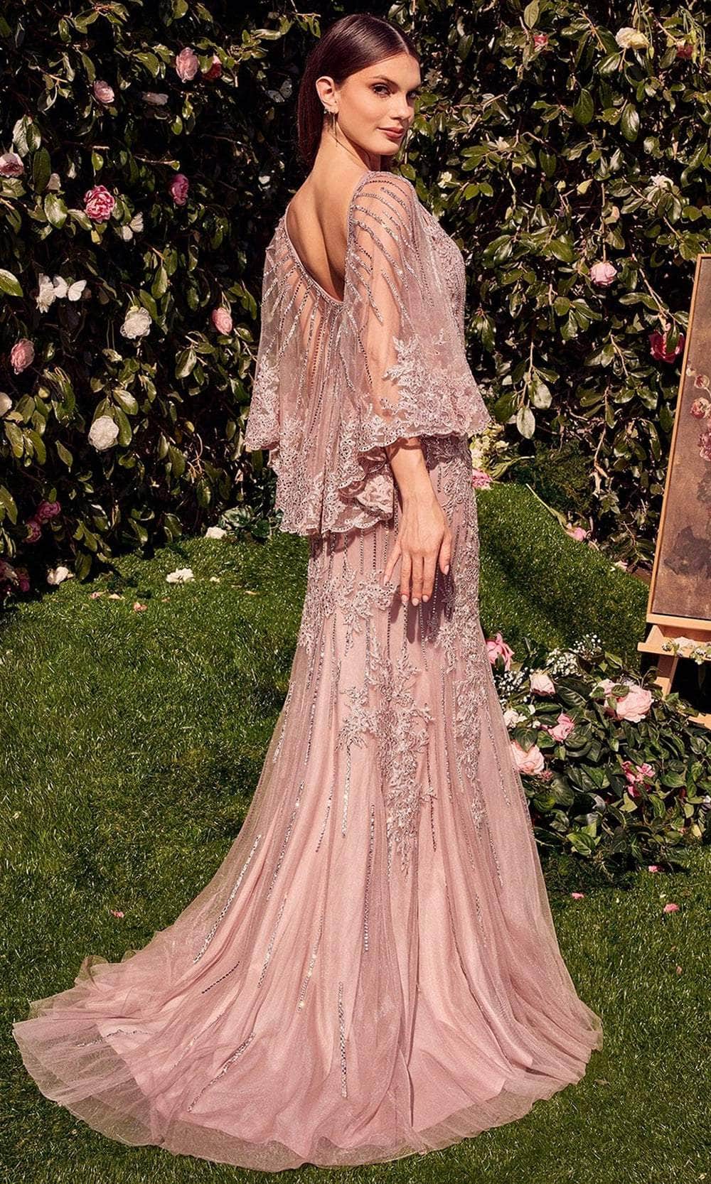 Andrea and Leo MA105 - Illusion Cape Evening Gown Mother of the Bride Dresses