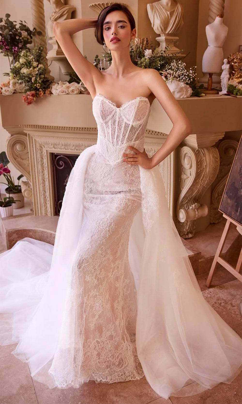 Andrea and Leo WL044 Prom Dress - Off White/Nude | NewYorkDress Andrea and Leo WL044 Prom Dress - Off White/Nude | NewYorkDress