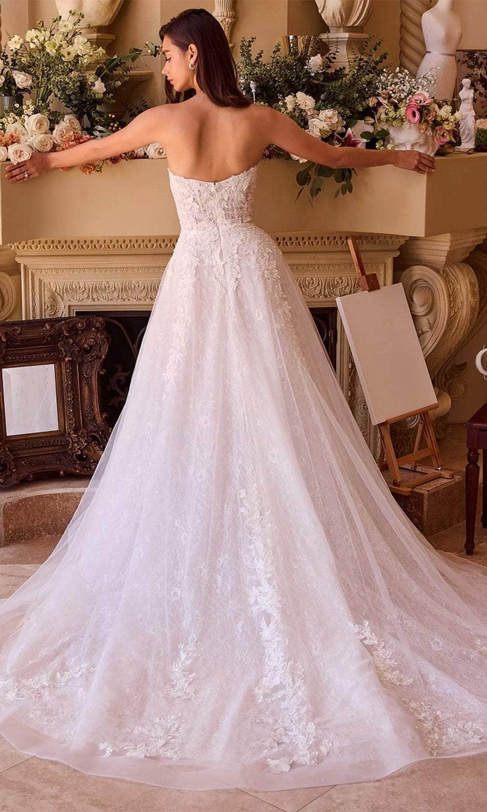 Andrea and Leo WL052 - Floral Ornate Bridal Gown Wedding Dresses