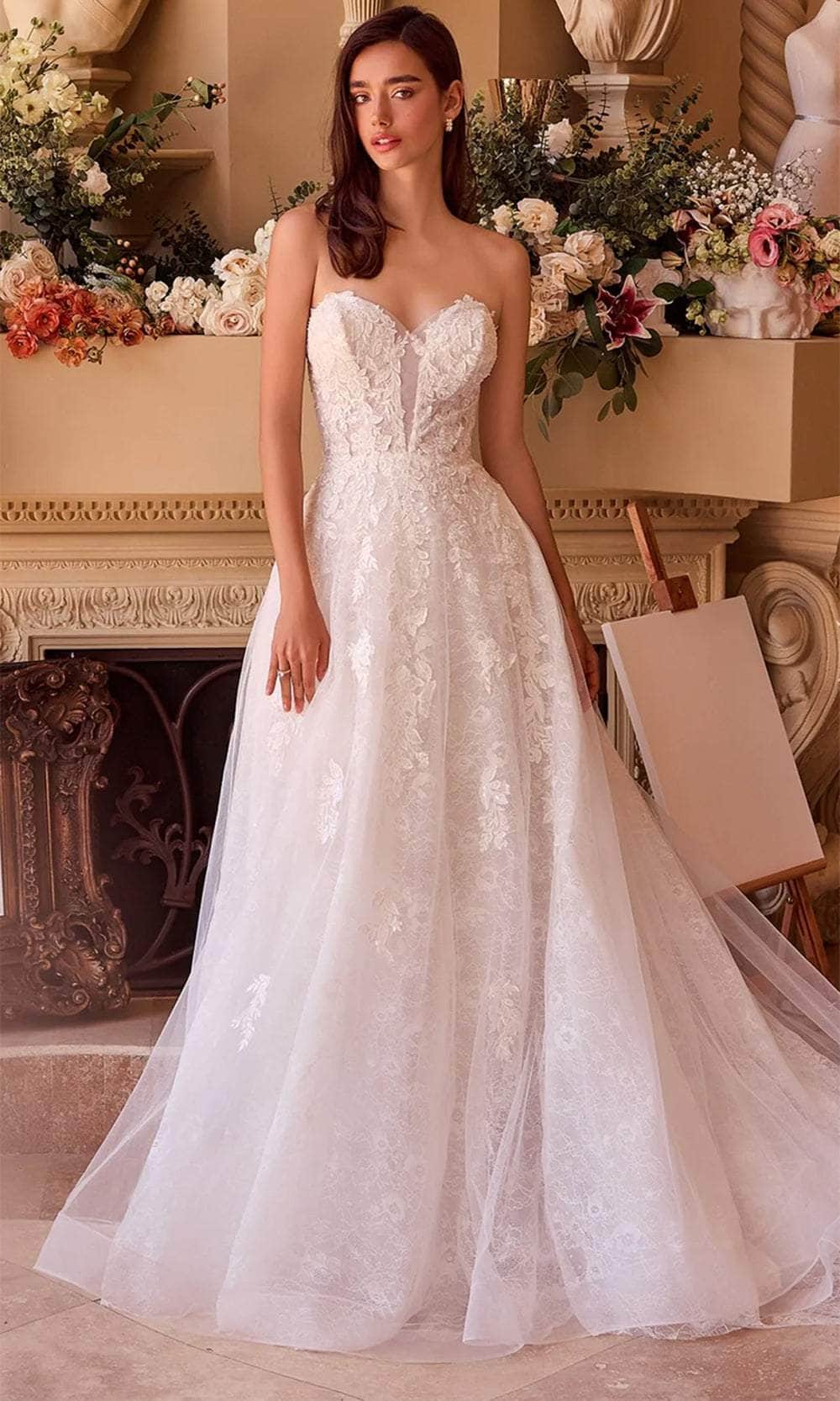 Andrea and Leo WL052 - Floral Ornate Bridal Gown Wedding Dresses