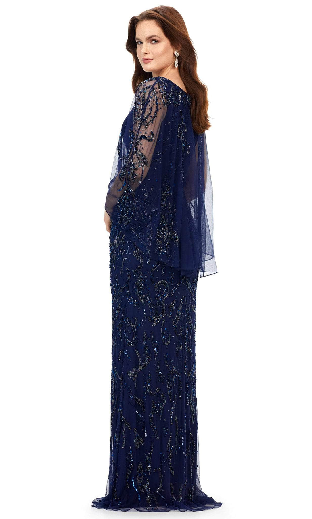 Ashley Lauren 11214 - Hand Beaded Column Evening Dress Special Occasion Dresses