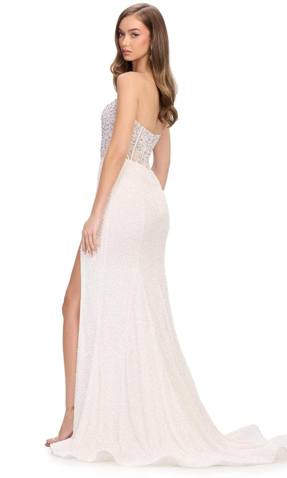 Ashley Lauren 11659 - Strapless Corset Bustier Evening Gown Prom Dresses