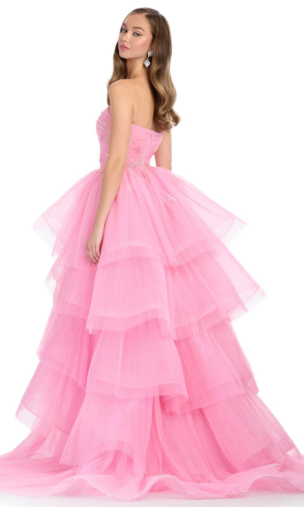 Ashley Lauren 11845 - Sweetheart Tiered Prom Gown Evening Dress