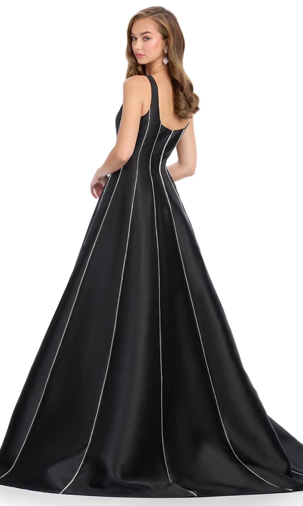 Ashley Lauren 11882 - Pearl Embellished A-Line Prom Dress Prom Dress