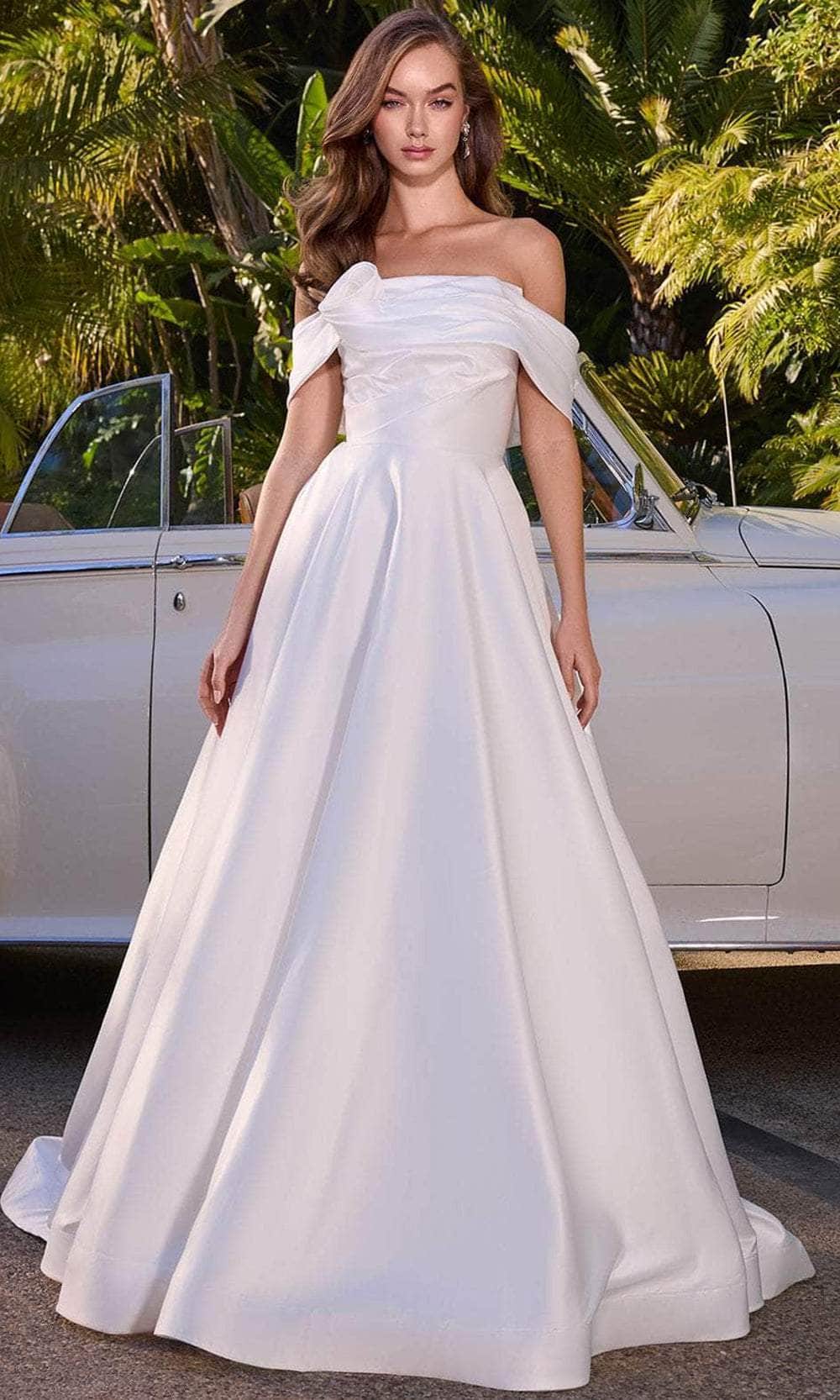 Ashley Lauren 11914 - Off Shoulder Mikado Ballgown Ball Gowns