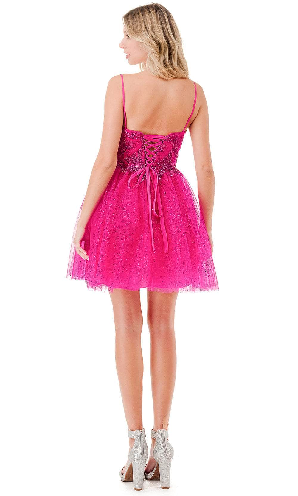 Aspeed Design S2828J - Glitter A-Line Cocktail Dress Special Occasion Dresses