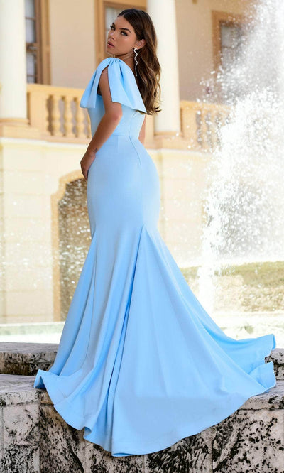 Ava Presley 38347 - Bow Draped Prom Dress Special Occasion Dress