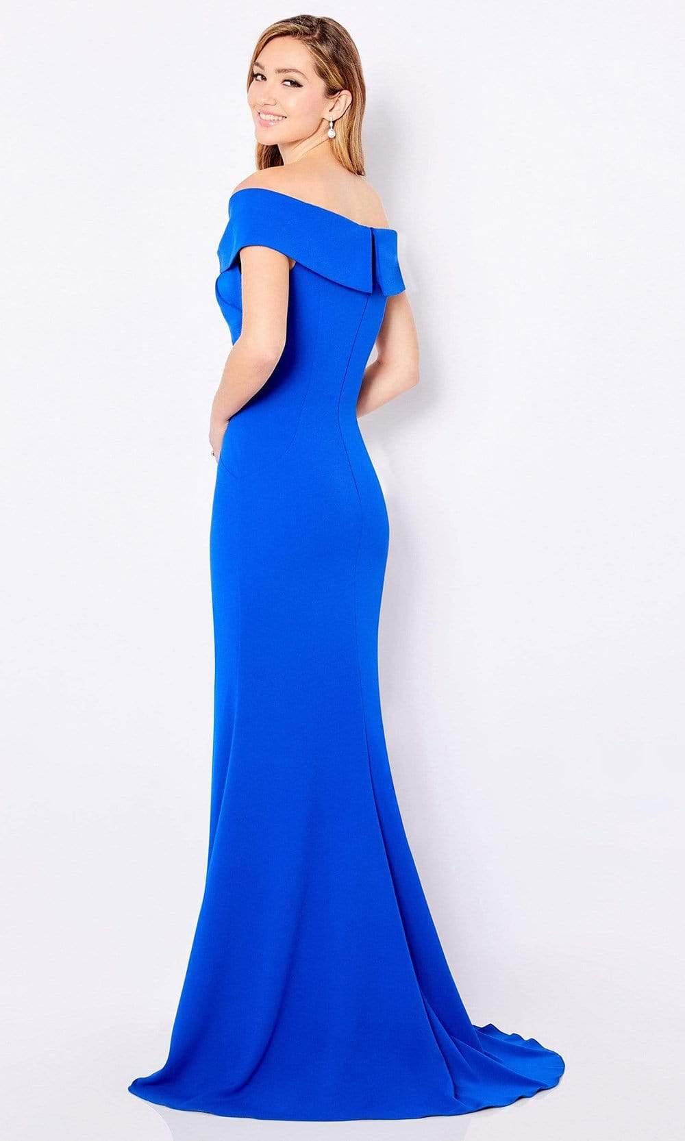 Cameron Blake - 221691 Fitted Off Shoulder Evening Dress Mother of the Bride Dresses