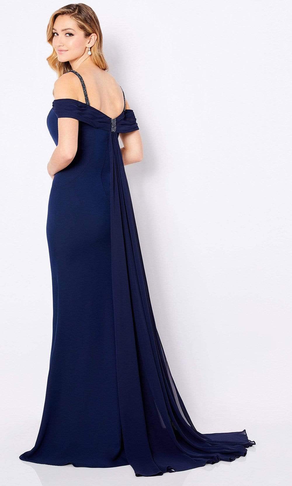 Cameron Blake - 221692 Square Neck Sheath Evening Dress Mother of the Bride Dresses