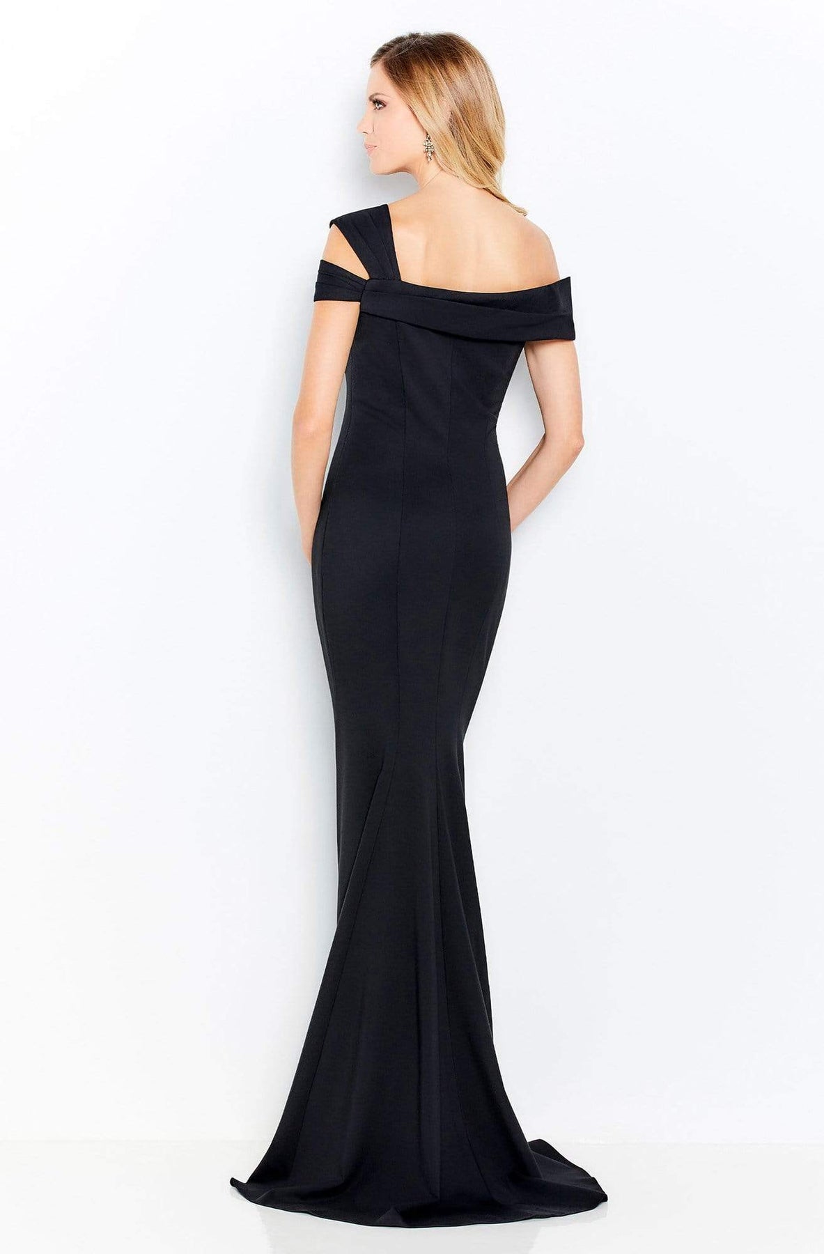 Cameron Blake by Mon Cheri - 120604 Asymmetrical Seamed Evening Dress Evening Dresses