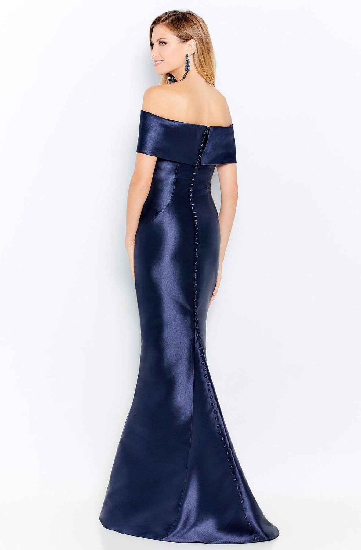 Cameron Blake by Mon Cheri - 120622 Off Shoulder Mikado Trumpet Gown Evening Dresses
