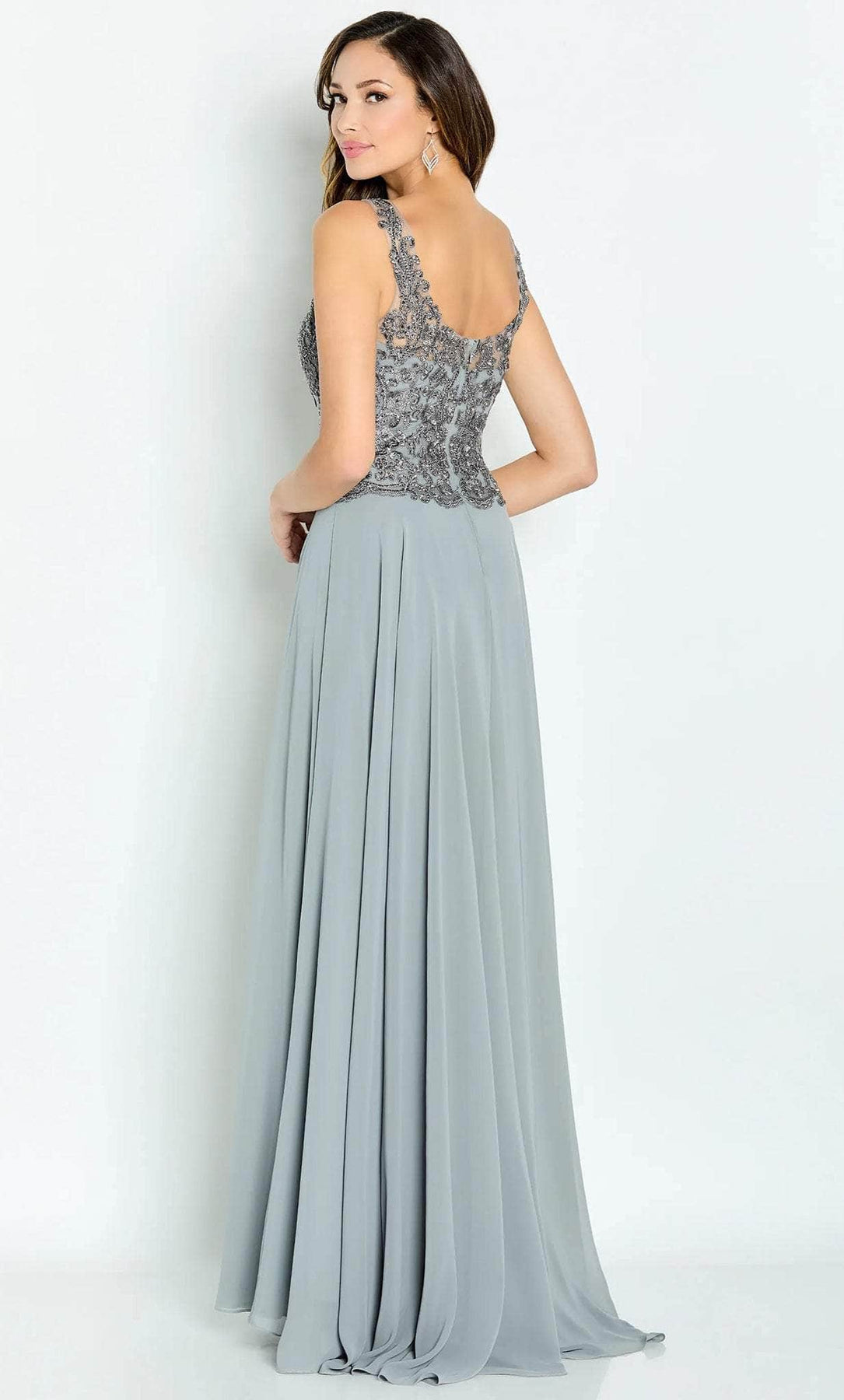 Cameron Blake CB138 - Embroidered Bodice Evening Dress Prom Dresses