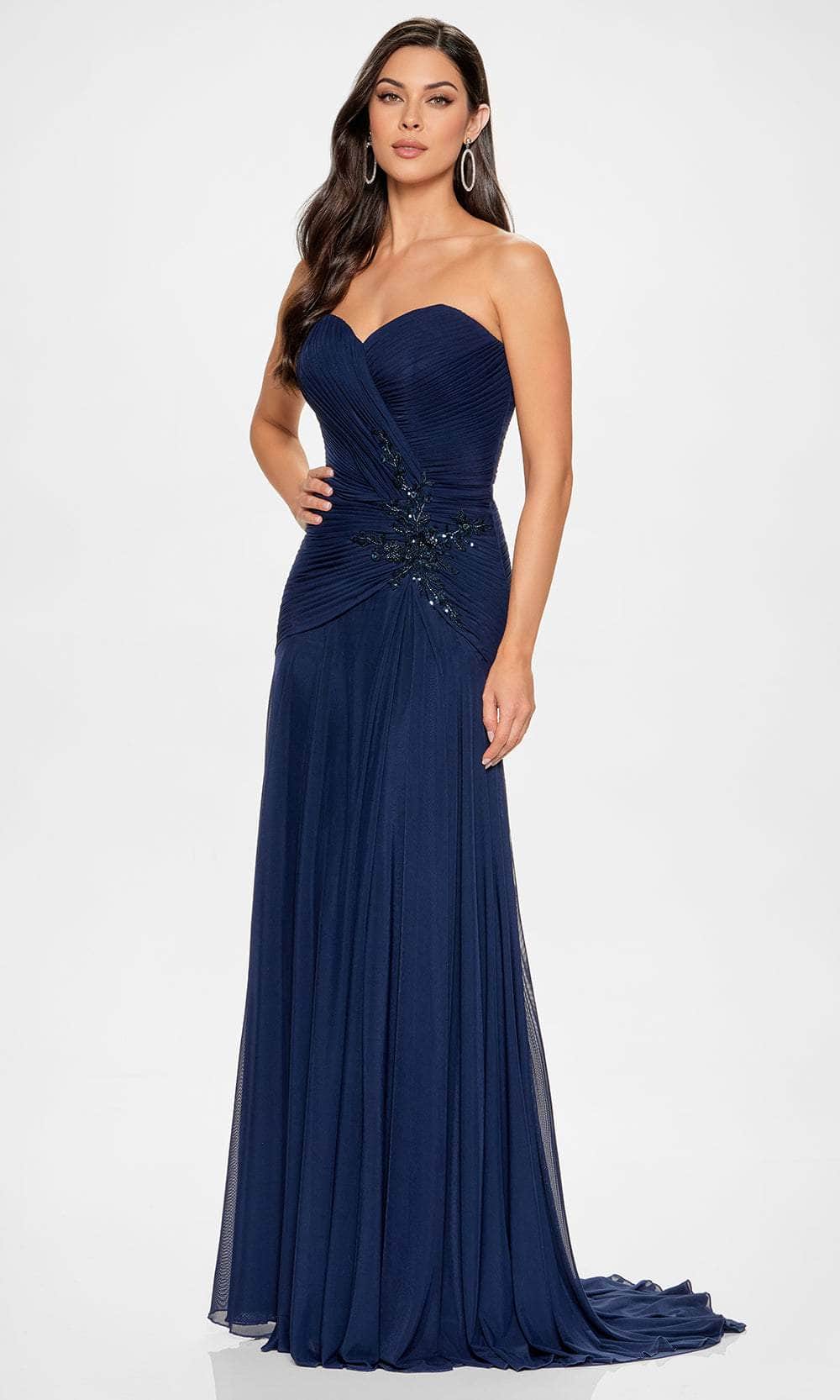 Cameron Blake CB202 - Sweetheart Lace Appliqued Gown Mother of the Bride Dresses