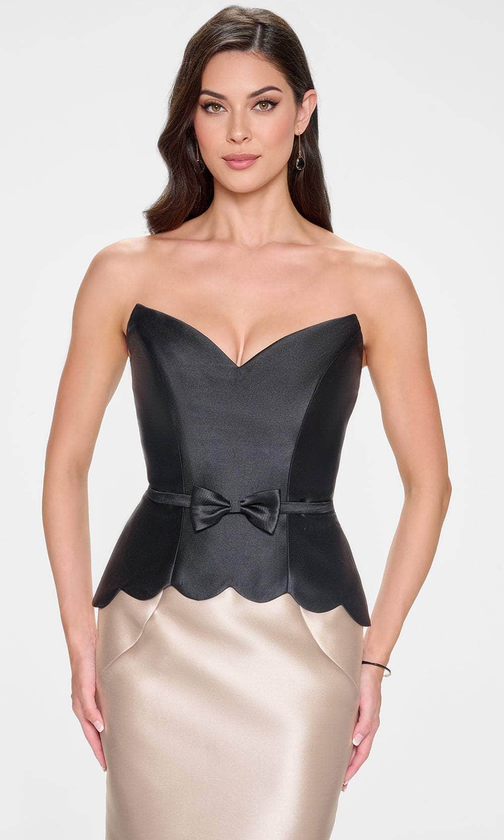 Cameron Blake CB206 - Scallop Peplum Sweetheart Mermaid Gown Mother of the Bride Dresses