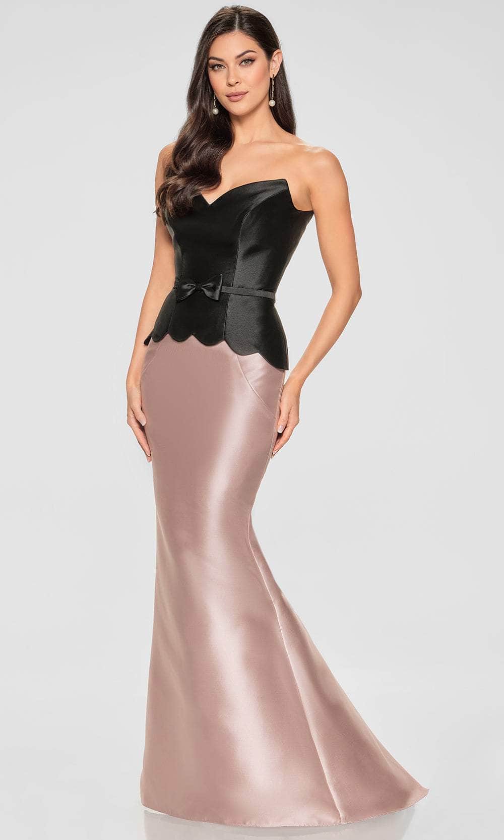 Cameron Blake CB206 - Scallop Peplum Sweetheart Mermaid Gown Mother of the Bride Dresses