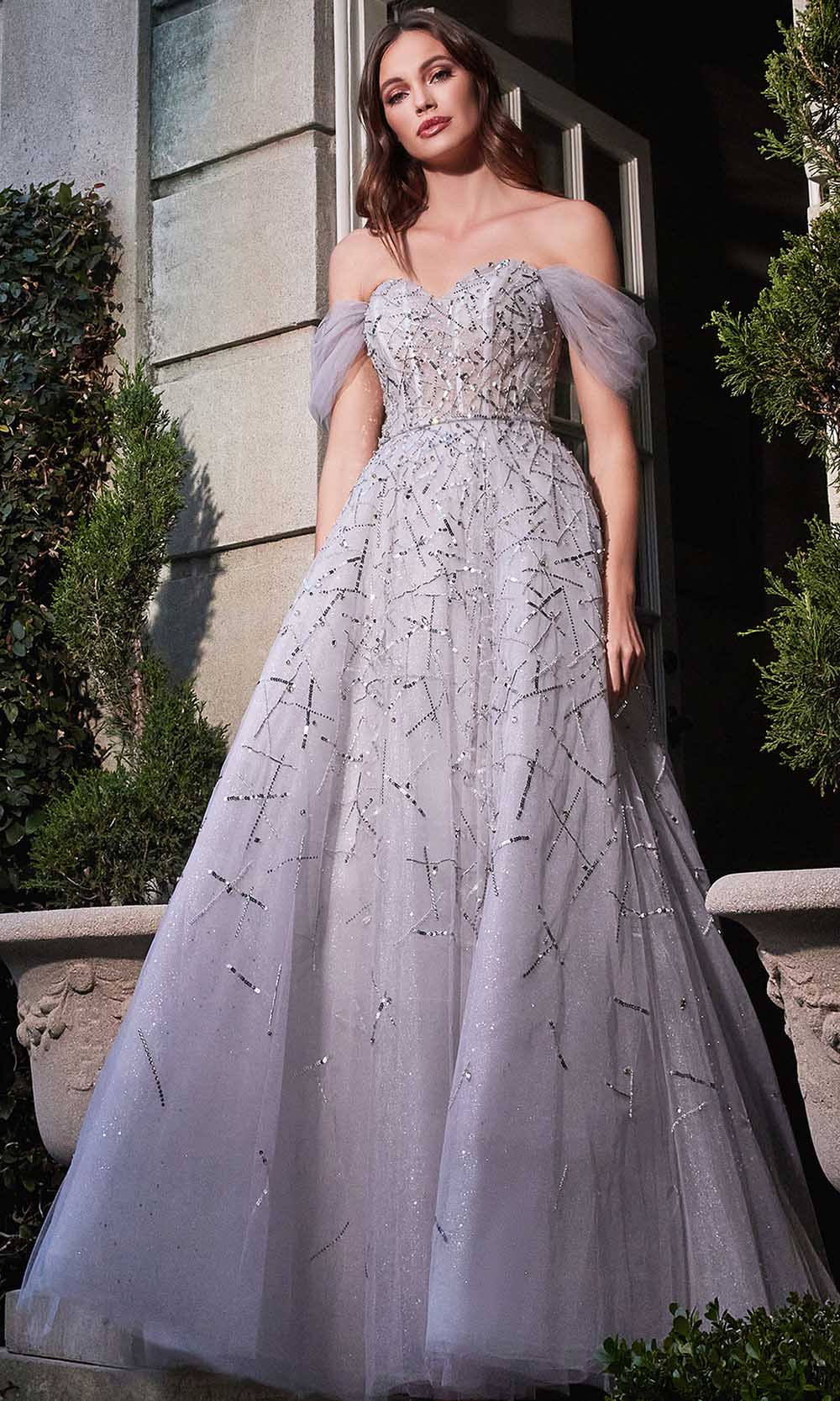 Cinderella Divine B713 - Long A-Line Dress Cinderella Divine B713 - Long A-Line Dress