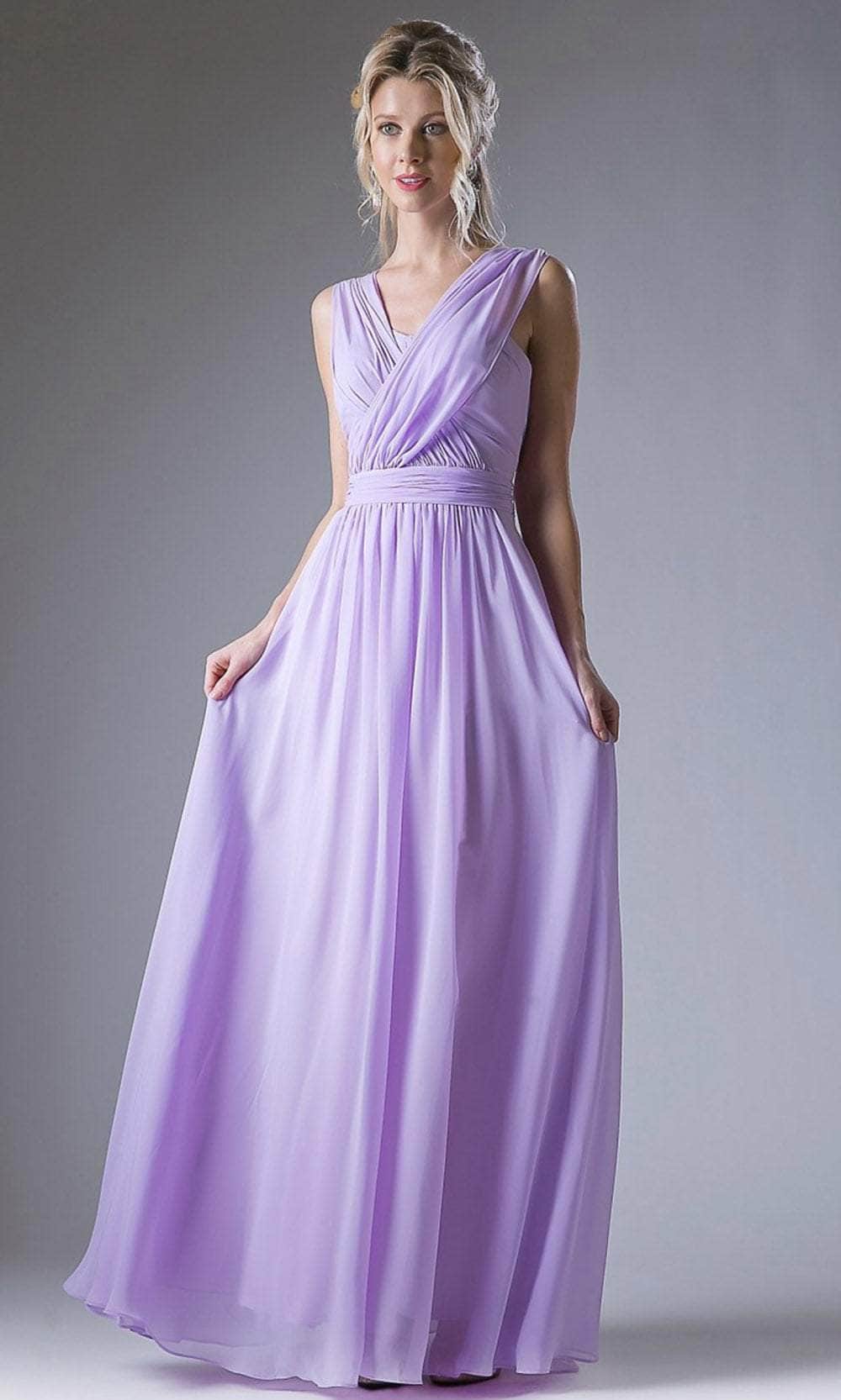 Cinderella Divine CF055 - Versatile Neck Chiffon Long Dress Special Occasion Dress