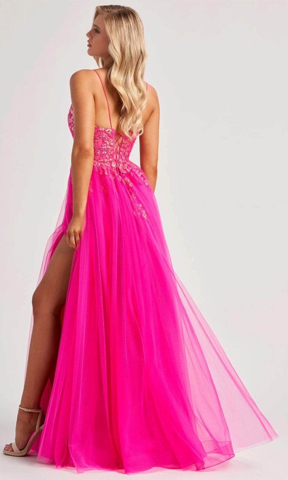 Colette By Daphne CL8030 - Sequin Detail Tulle Gown