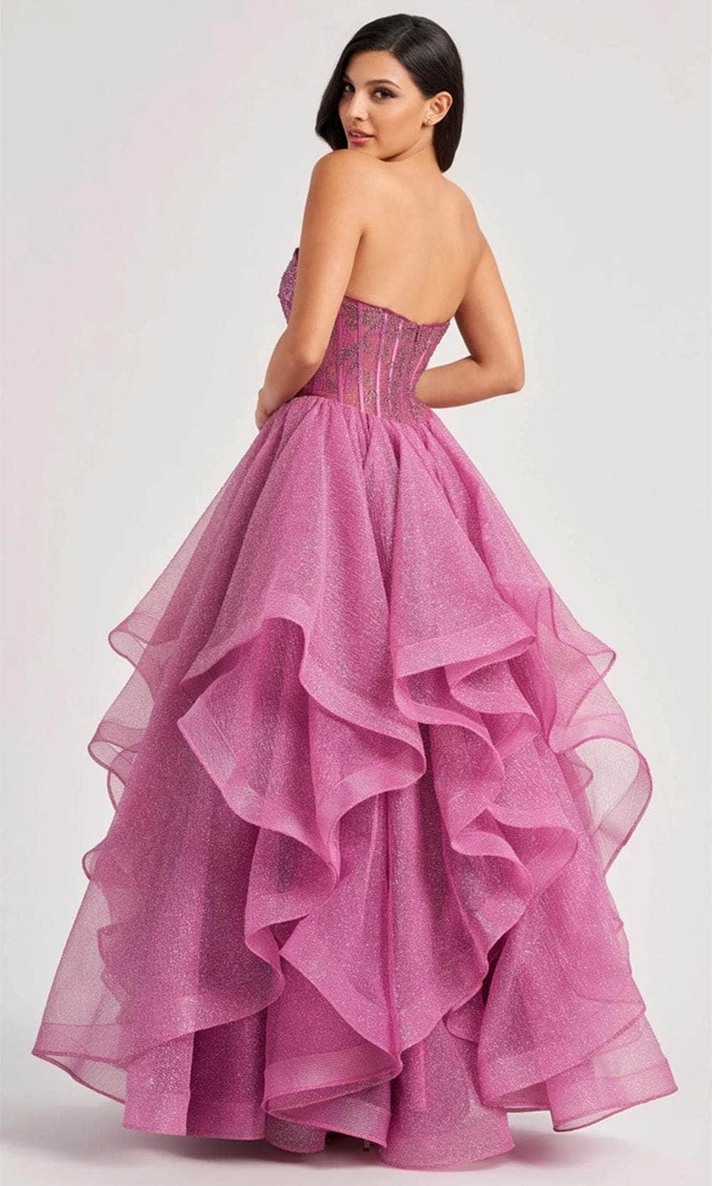 Colette By Daphne CL8200 - Tiered A-Line Prom Gown