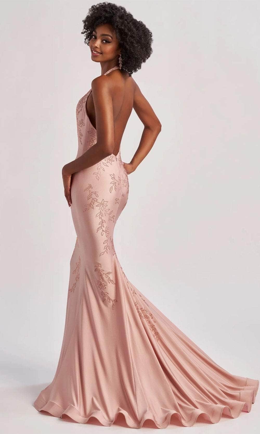 Colette By Daphne CL8580 - Halter Mermaid Prom Dress