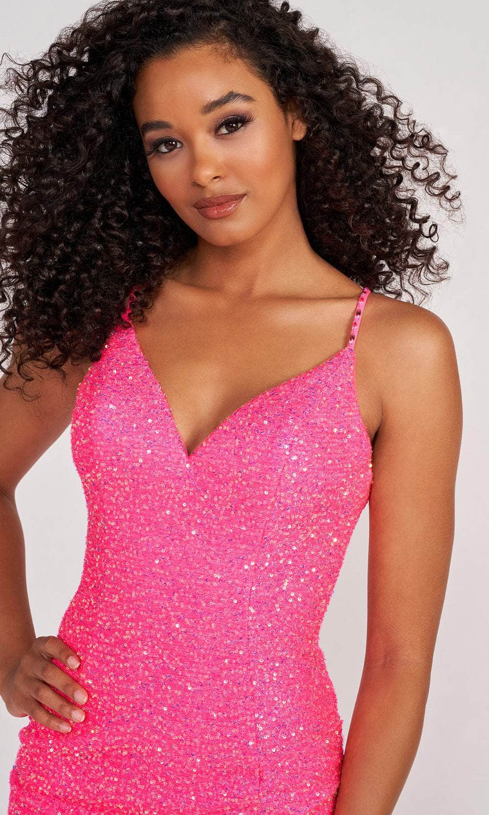Colette for Mon Cheri CL2012 - Sequined Sweetheart Evening Dress Evening Dresses