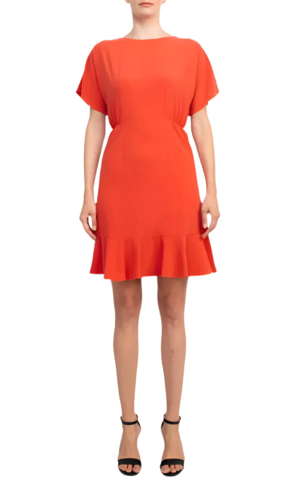 Donna Morgan D7704M - Jersey Jewel Neckline Short Dress Homecoming Dresses