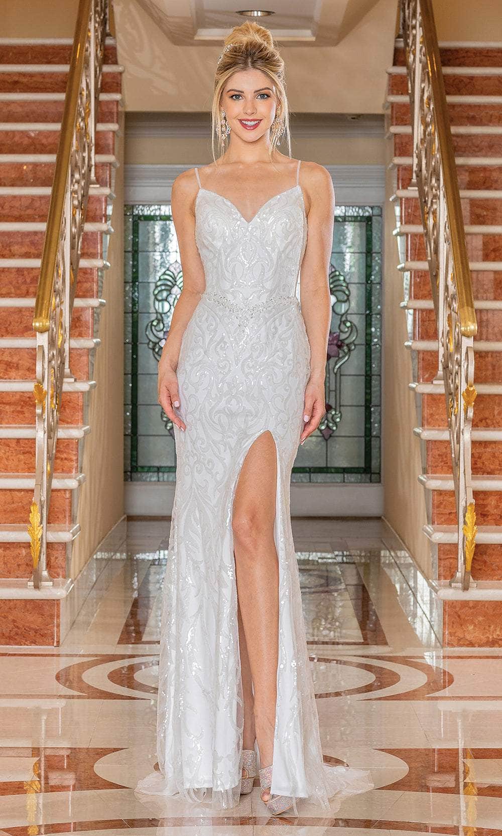 Dancing Queen Danq_0221 Long Sheath Dress Sleeveless, Fitted