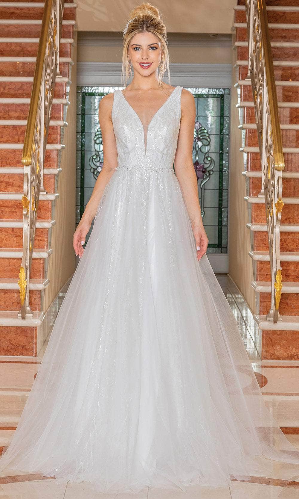 Dancing Queen Danq_0245 - Long A-Line Dress - Sleeveless, Sheer Insert, Plunging V-Shaped Back, Back Zipper Closure, Train ADASA Dancing Queen Danq_0245 - Long A-Line Dress - Sleeveless, Sheer Insert, Plunging V-Shaped Back, Back Zipper Closure, Train ADASA