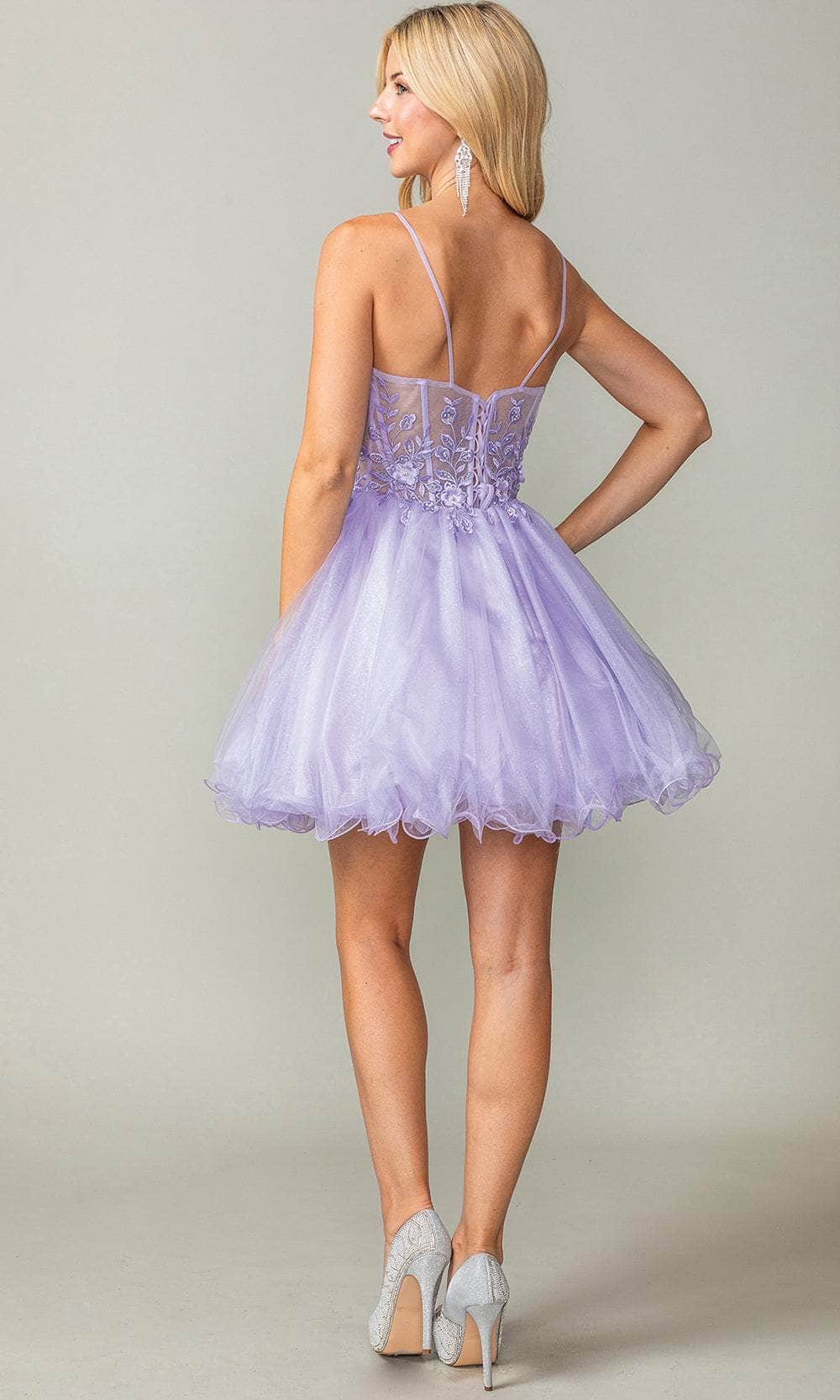 Dancing Queen 3382 - Embroidered A-Line Cocktail Dress Special Occasion Dresses