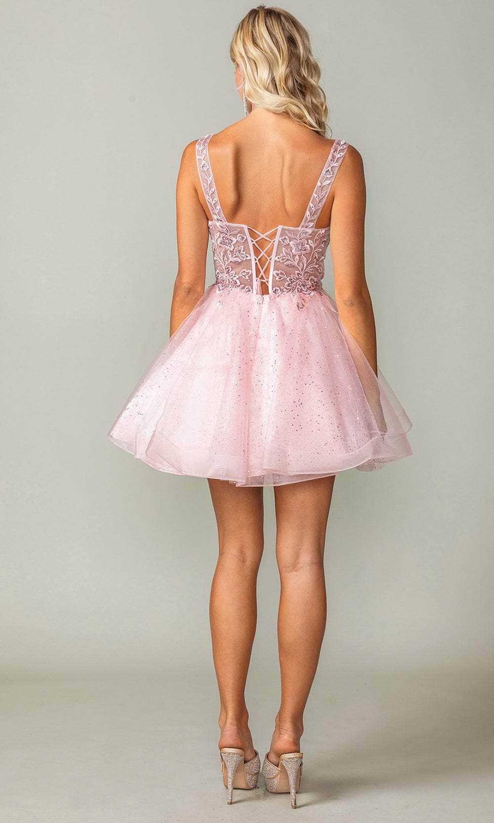 Dancing Queen 3390 - Beaded Tulle Cocktail Dress Special Occasion Dresses