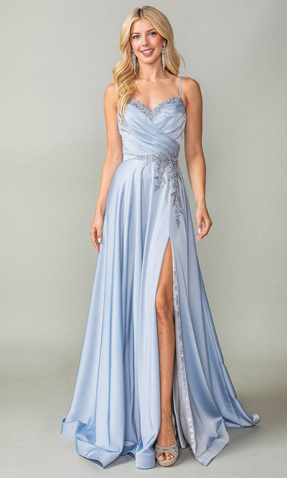 Dancing Queen 4391 - Sweetheart Pleated Prom Dress Prom Dresses