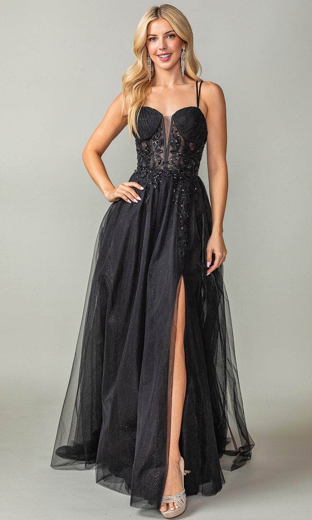 Dancing Queen 4393 - Embellished A-Line Prom Gown Dancing Queen 4393 - Embellished A-Line Prom Gown