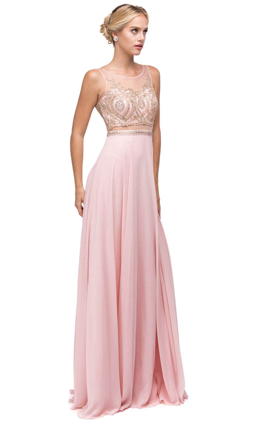 Dancing Queen 9856 - Sleeveless Scoop Prom Gown Prom Dresses