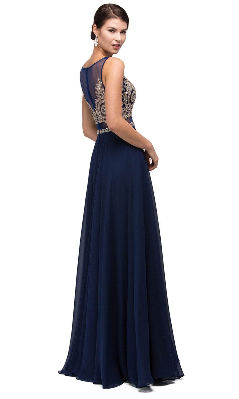Dancing Queen 9856 - Sleeveless Scoop Prom Gown Prom Dresses