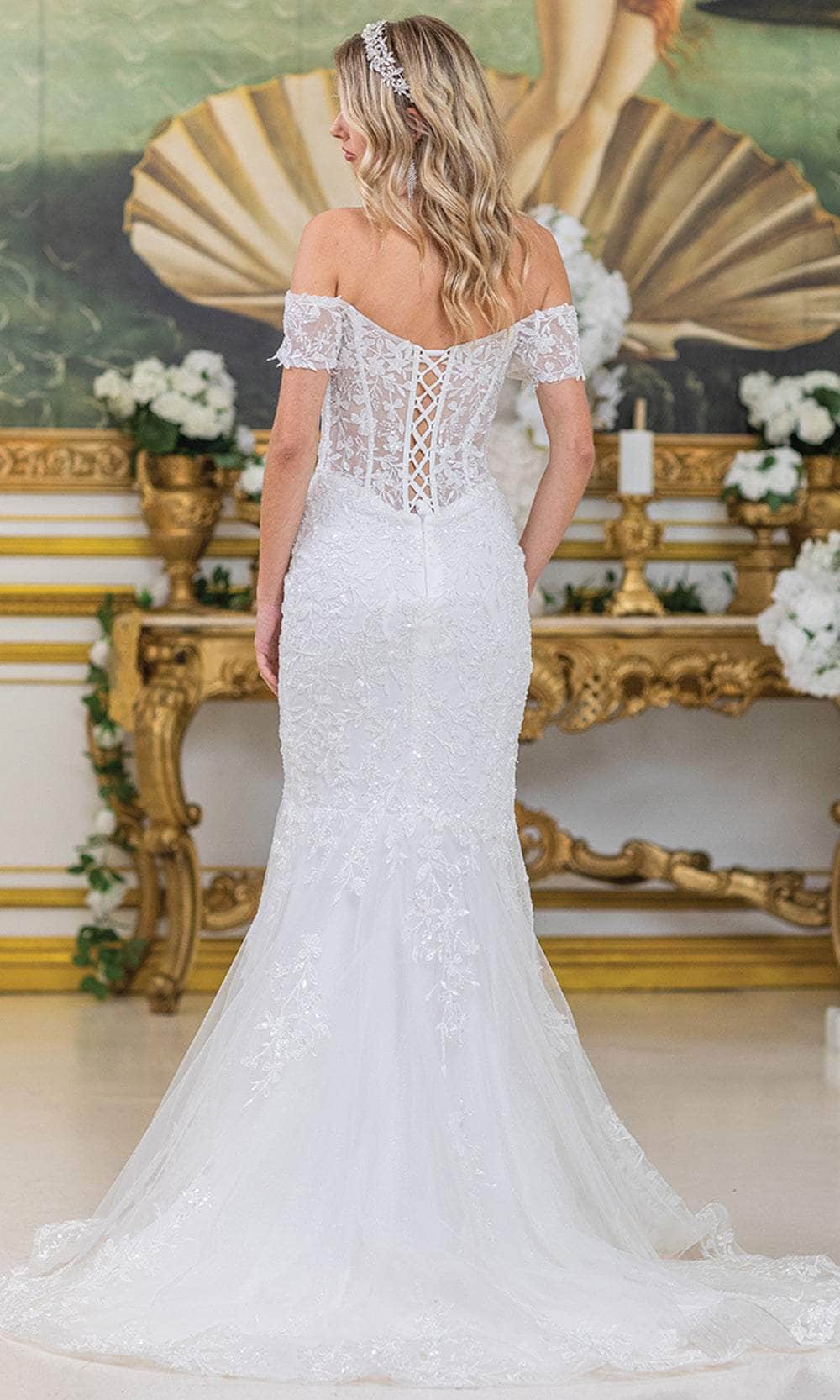 Dancing Queen Bridal 0304 - Off Shoulder Mermaid Bridal Dress Wedding Dresses